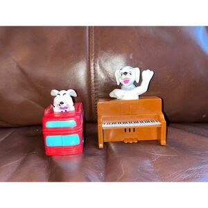Disney 101 Dalmatians Dog Fire Truck Piano Toy Lot